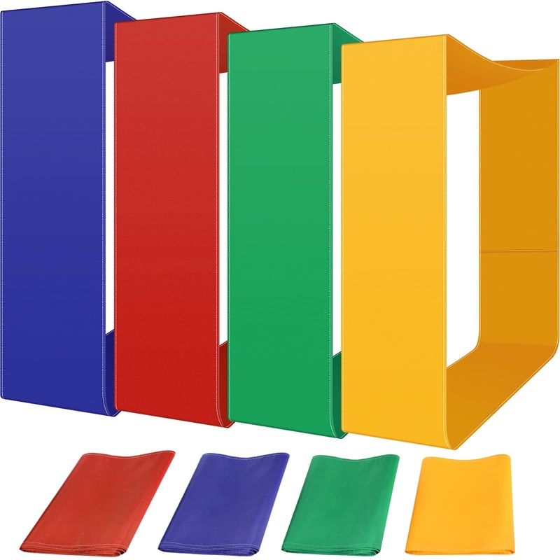 4 Pcs Playing Run Mat 20 Ft Field Day Mat Fun Teamwork Building Run Mat Oxford Cloth Rolling Mat Group Activity Playing Game Mat