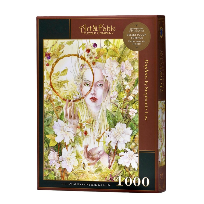 Art & Fable Puzzle Company Daphnis By Stephanie Law, 1000 Piece Fine Artwork Premium Adult Jigsaw Puzzle – Perfect For Game Nigh