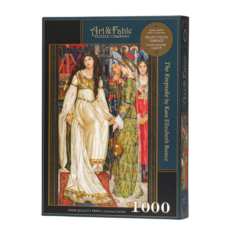 Art & Fable, The Keepsake By Kate Elizabeth Bunce, 1000 Piece Fine Artwork Premium Adult Jigsaw Puzzle – Perfect For Game Nights