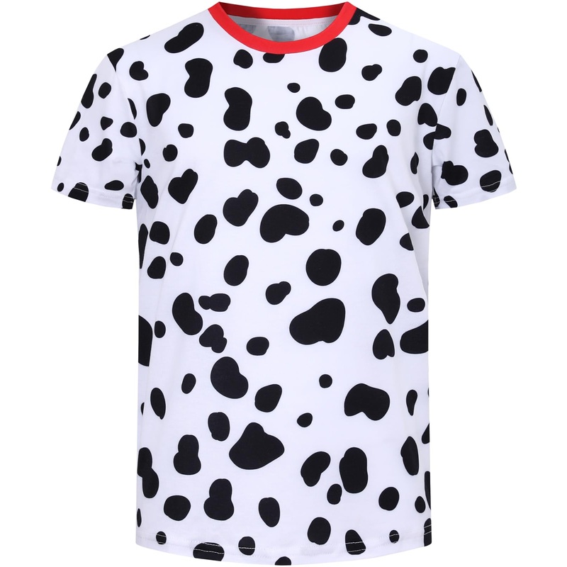 Cosland Boys’ Dalmatian Shirt Kids Animal Costume, Small