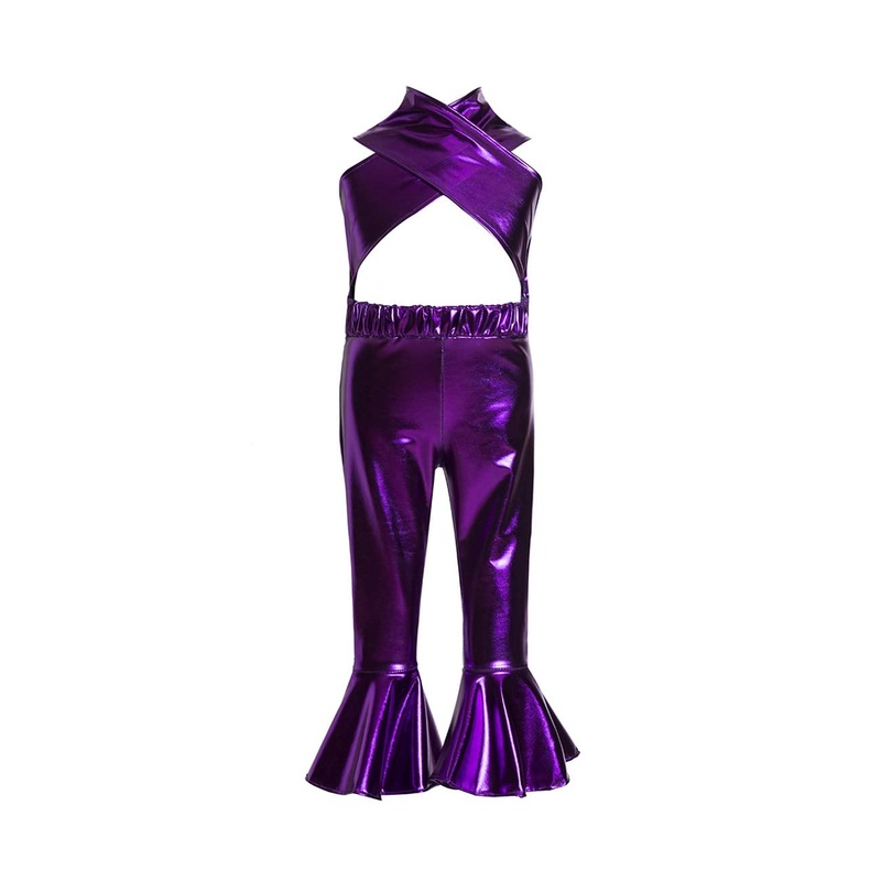 Ruikajia Selena Costume Selena Jumpsuit Costume Purple 5Years