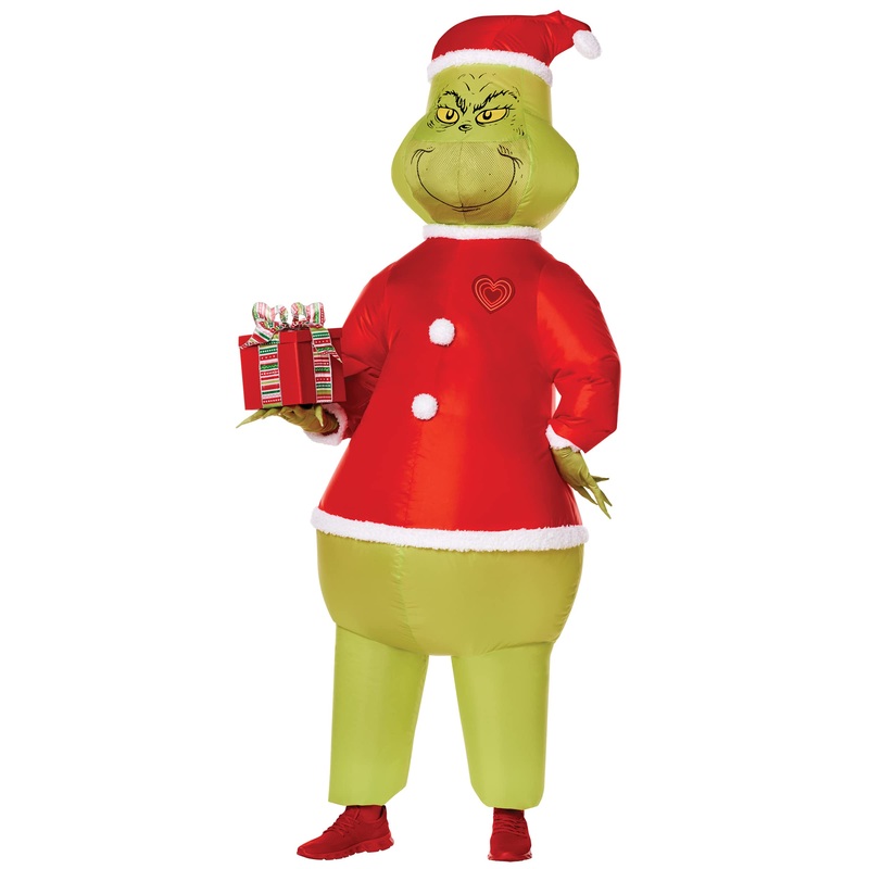 Spirit Halloween Dr. Seuss Inflatable Kids How The Grinch Stole Christmas! Costume | Officially Licensed – Os