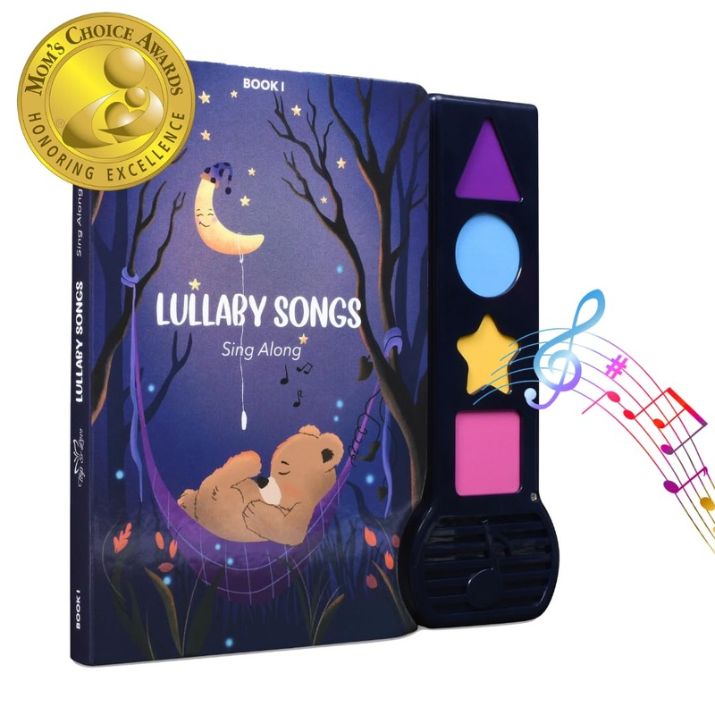 Toys And Love Musical Book For Toddlers With Lullaby Songs, Interactive Toy, Twinkle, Twinkle Little Star, Sing Along, Montessor