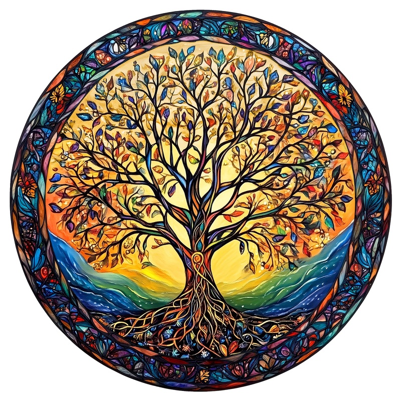 Wooden Puzzles For Adults – Challenging Tree Of Life Adult Puzzle, Unique Animal Shaped Wooden Jigsaw Puzzles For Adults, Creati