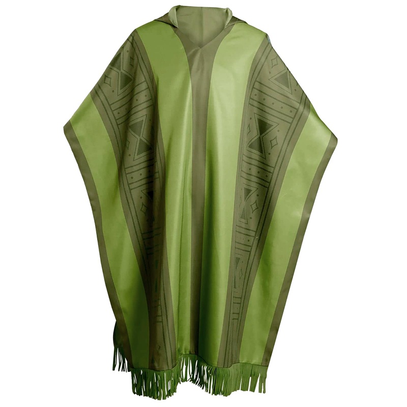 Kdranxi Bruno Costume For Kids Cosplay Costume Halloween Dress Up Uniform Costume Green Cloak Cape Outfits For Boys Girls