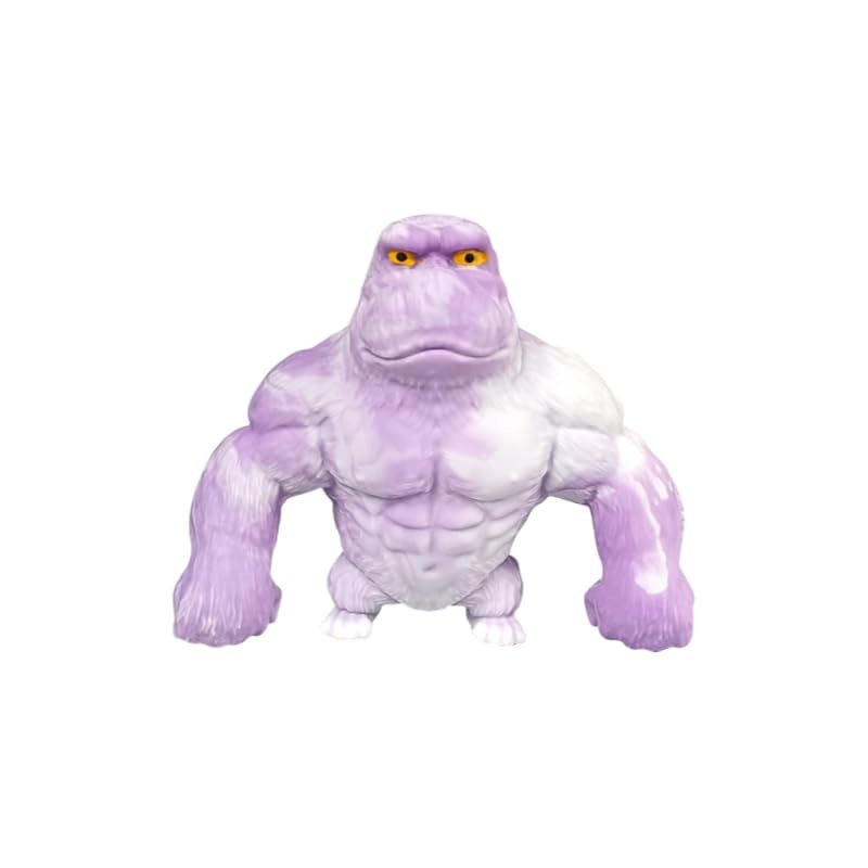 Kids And Adults Stretchy Squishy Monkey Squeeze Toy Funny Gorilla Squishy Toy Stress Relief And Sensory Decompression Toy,Purple