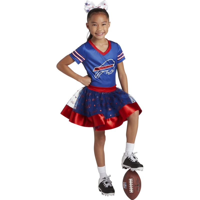 Modern Hero Buffalo Bills Girl’S Nfl Mvp Tailgate Tutu Dress Costume, Size Small