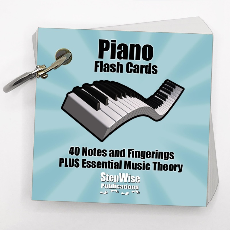 Music Flash Cards: Notes, Fingerings, & Music Theory (Piano)