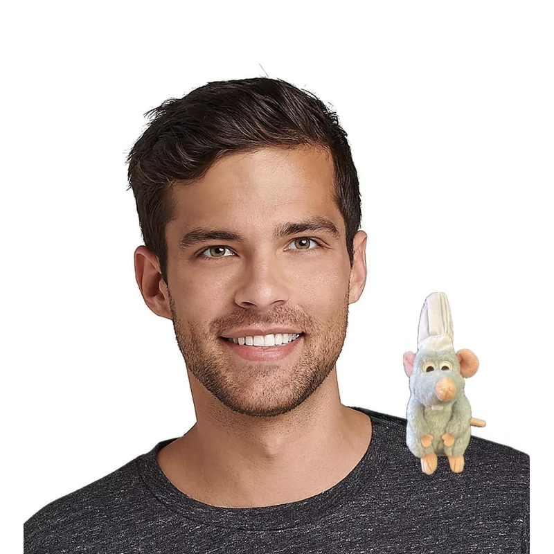 Parks Mini Magnetic Shoulder Plush (Chef Rat)