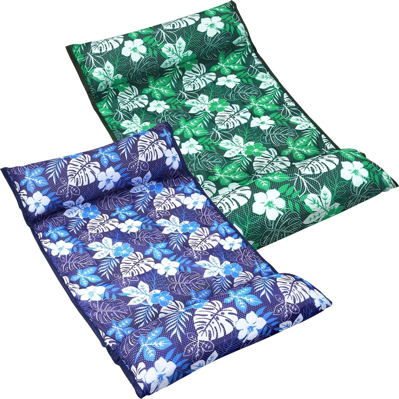 Wernnsai 2 Pack Pool Floats Set Inflatable Pool Hammock For Adult Soft Mesh Water Hammock Multi-Purpose 4-In-1 Saddle Lounge Cha