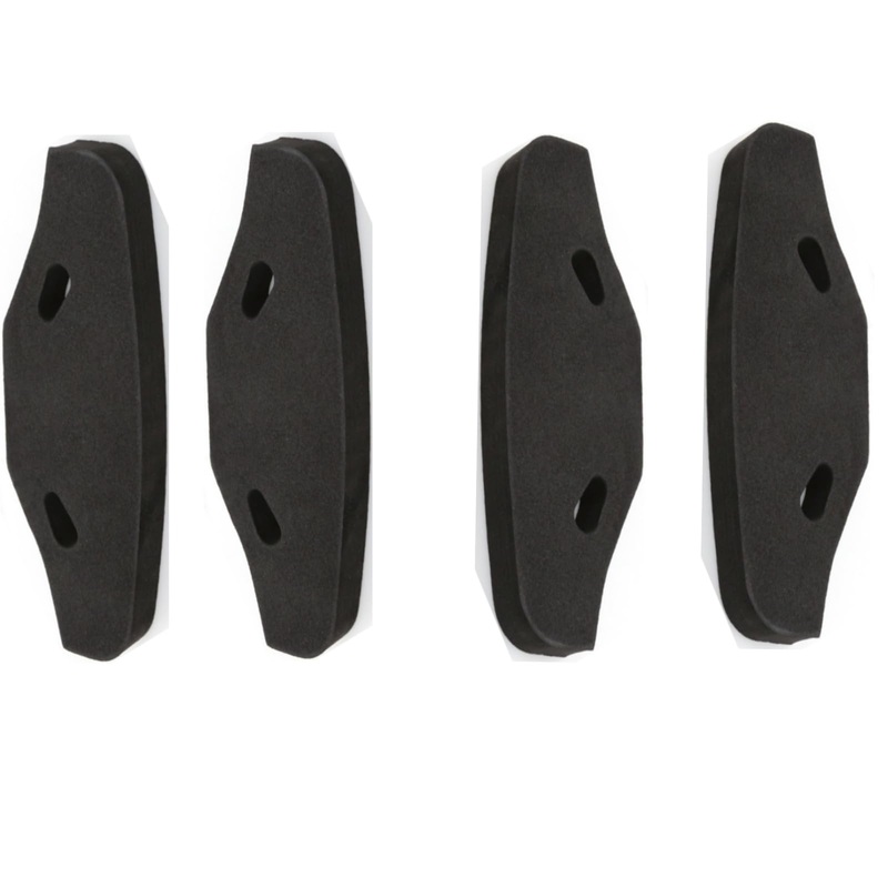 4Pcs Rc Urethane Front Bumper For Tamiya Tt-01/Tt-02/Tgs 53683 Op683 51007 Bumper Upgrade Parts(Black)
