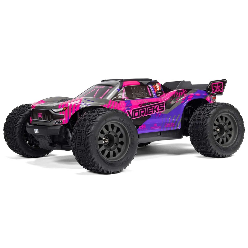 Arrma Rc Truck 1/10 Vorteks 4X4 223S Blx Brushless Stadium Truck Rtr (Battery And Charger Not Included) With Dsc, Purple, Ara430