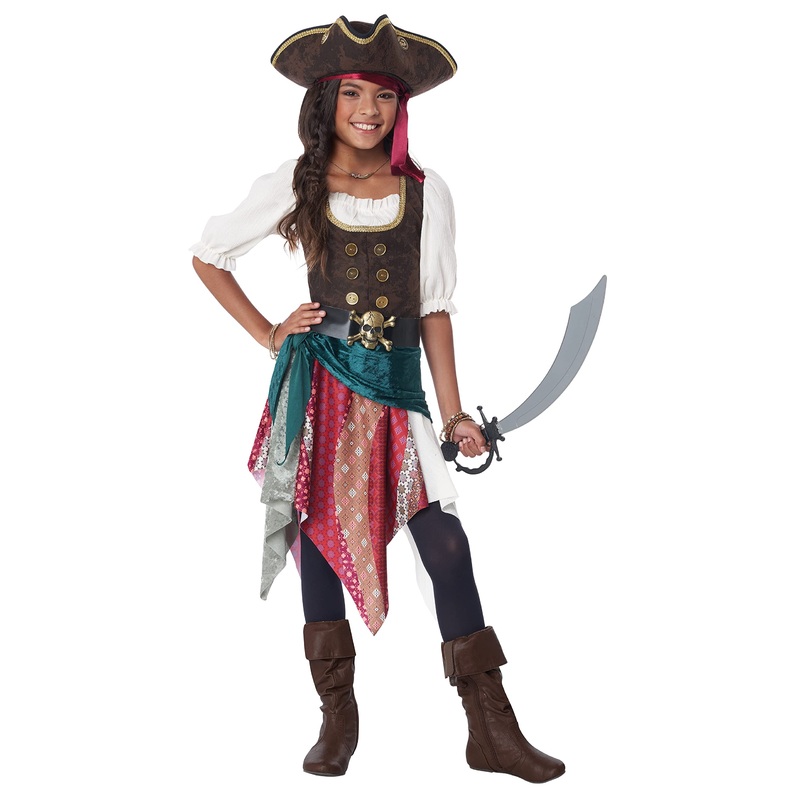 California Costumes, Boho Pirate, Child Medium