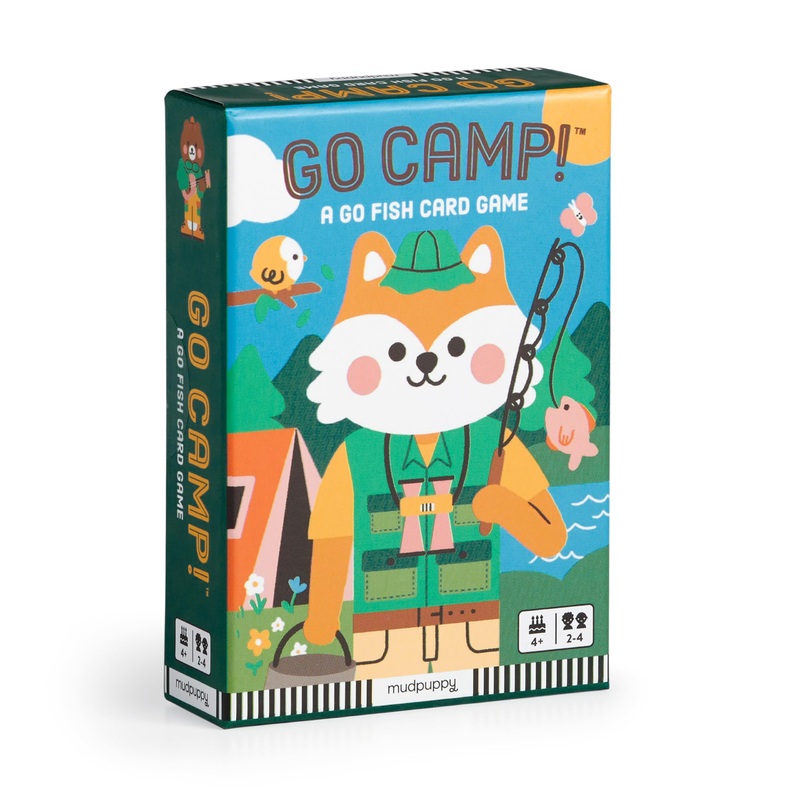 Mudpuppy Go Camp! – Camp Version Of Classic Kids Go Fish Card Game With Cute Illustrations Of Animals For Children Ages 4 And Up