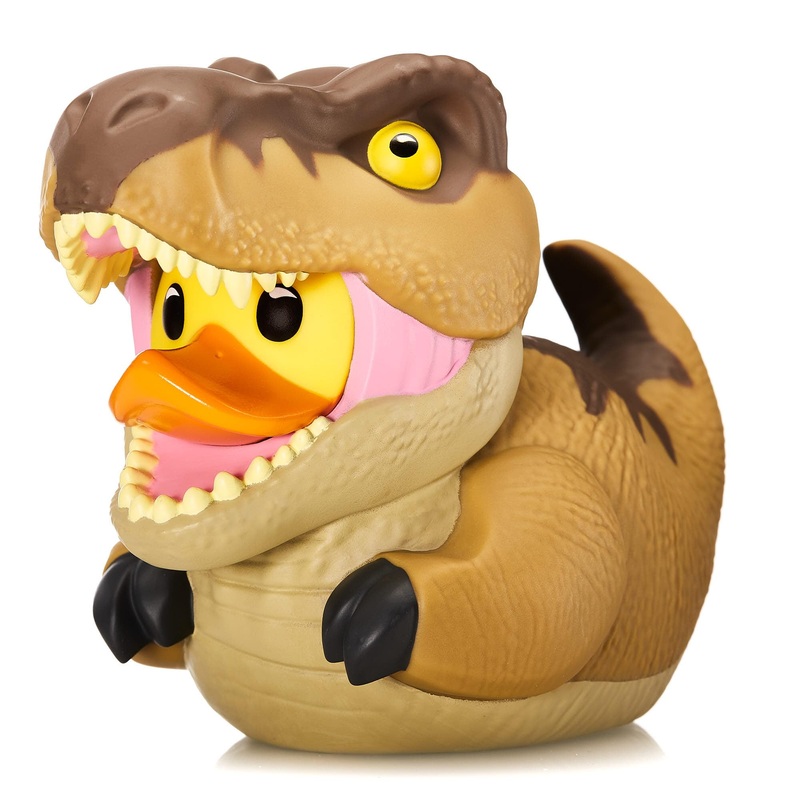 Tubbz First Edition T-Rex Collectible Vinyl Rubber Duck Figure – Official Jurassic Park Merchandise – Sci-Fi Tv, Movies & Video