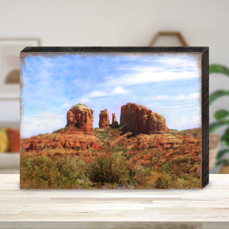 Canyon Art Wooden Wall Art by Nature Wonders – Nature Wildlife Decor  – 95367B