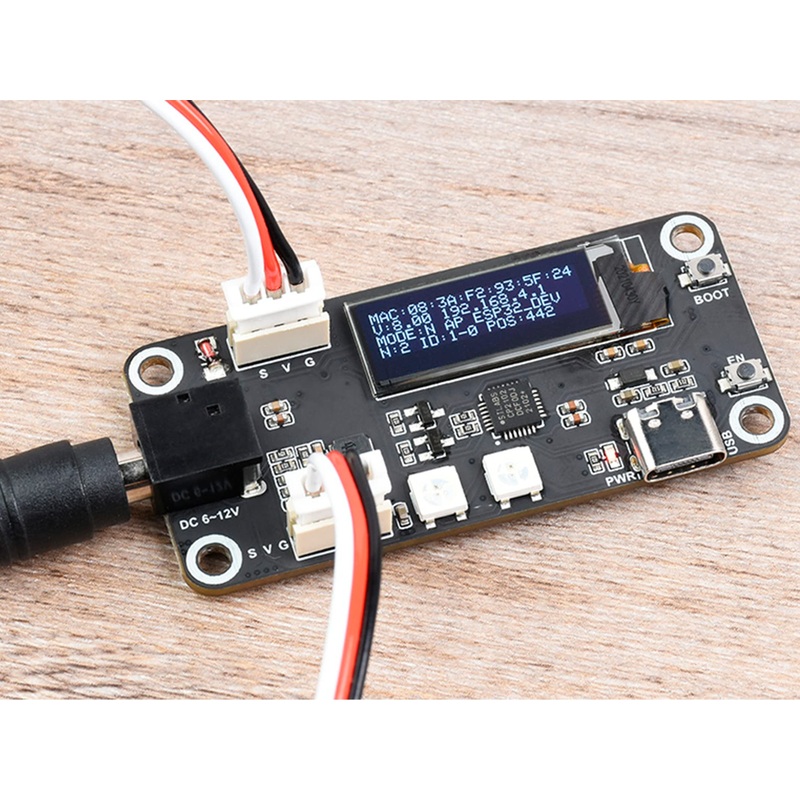 Esp32 Servo Driver Expansion Board, Built-In Wifi And Bluetooth, Uart Serial Bus Control Up To 253 Servos Via Esp32 Serial Port