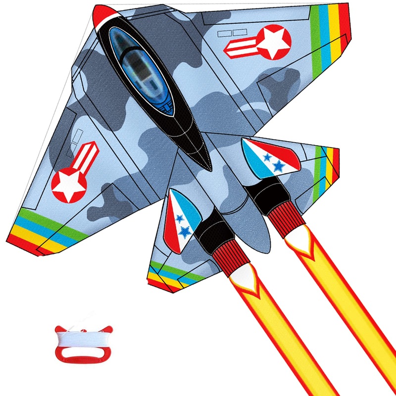 Fantocemea Airplane Kite For Kids & Adults, Kites For Kids Ages 4-8 Easy To Fly In Low Wind Speed, Kids Kites For Family Outdoor
