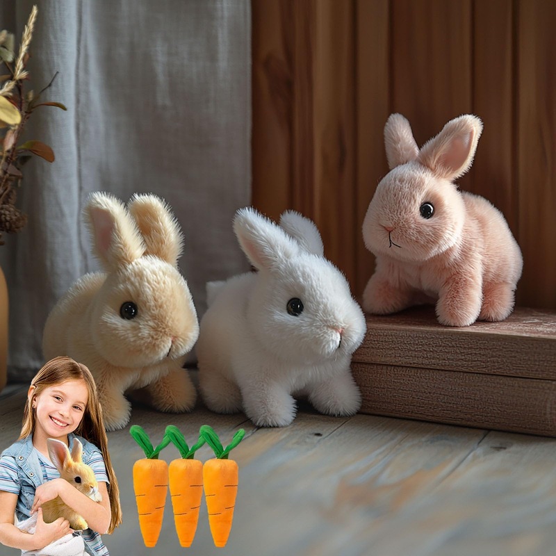 Petsboro Bunny Pal, Fanyil Bunnypal, Sherum Bunnypal, Zynco Easter My Bunbi Midasn Realistic Bunny Toy Vitality Bliss Bunny, Rea
