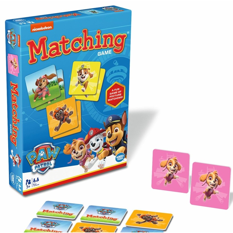 Wonder Forge Paw Patrol Matching Game: Educational Memory Challenge With Chase & Skye – Fun Kids’ Board Game For Ages 3+ – Toddl