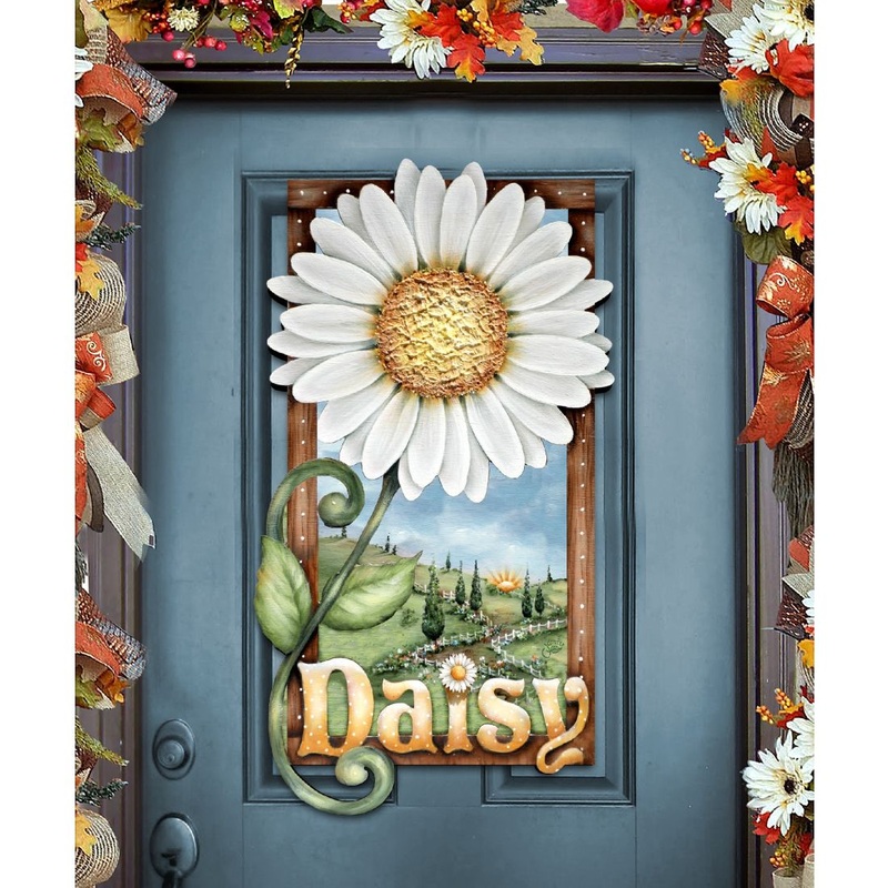 Fresh as A Daisy! Easter Door Decor by Jamie Mills-Price – Easter Spring Decor – 8457704H