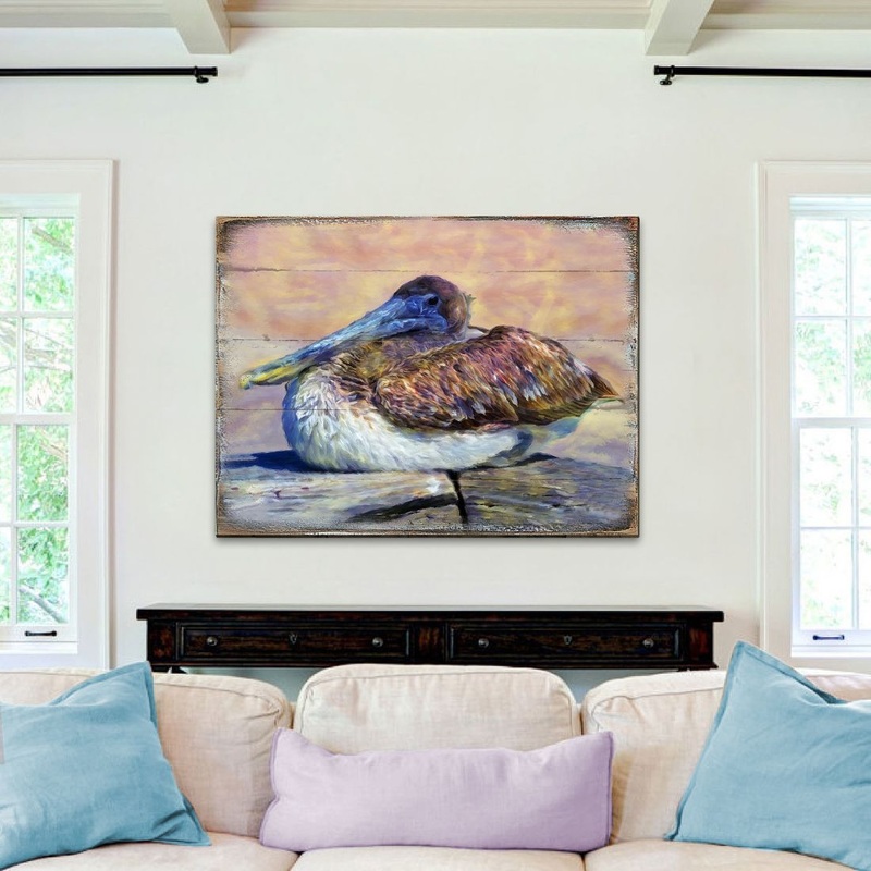 Sowell Seagal Wooden Coastal Wall Art by Nature Wonders – Coastal Sea-Life Decor – 95326B