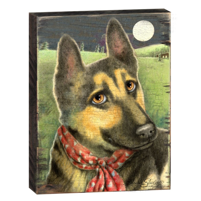 Spring Training Wooden Wall Art by Laura Seeley – Pets Dog and Cats Decor – 8511115B