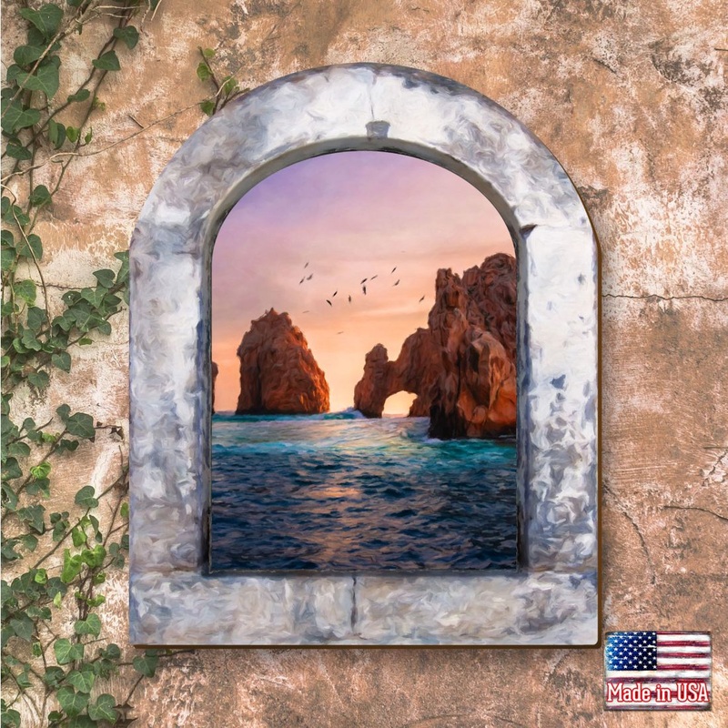 Sunset Serenity Wall Door Hanger by G. DeBrekht – Coastal Sea-Life Decor – 8491001W