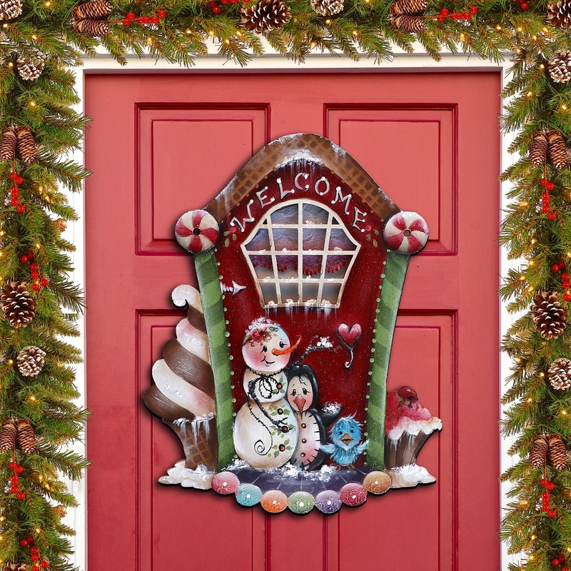 A Season of Sweet Christmas Holiday Door Decor by Jamie Mills-Price – Christmas Decor – 8611079H-MP