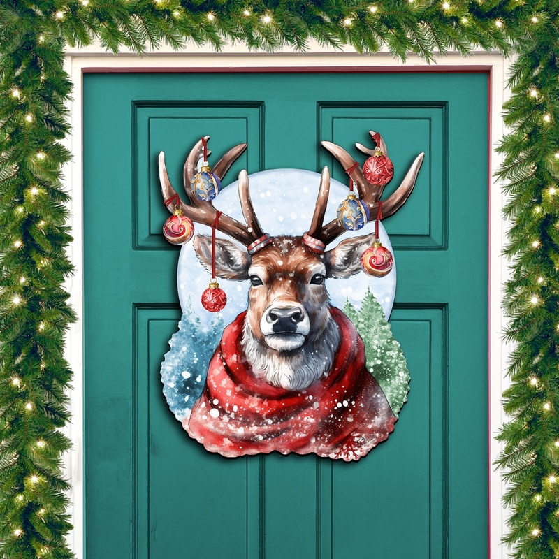 Christmas Mood Holiday Door Decor  by G. Debrekht – Christmas Decor – 8611034H