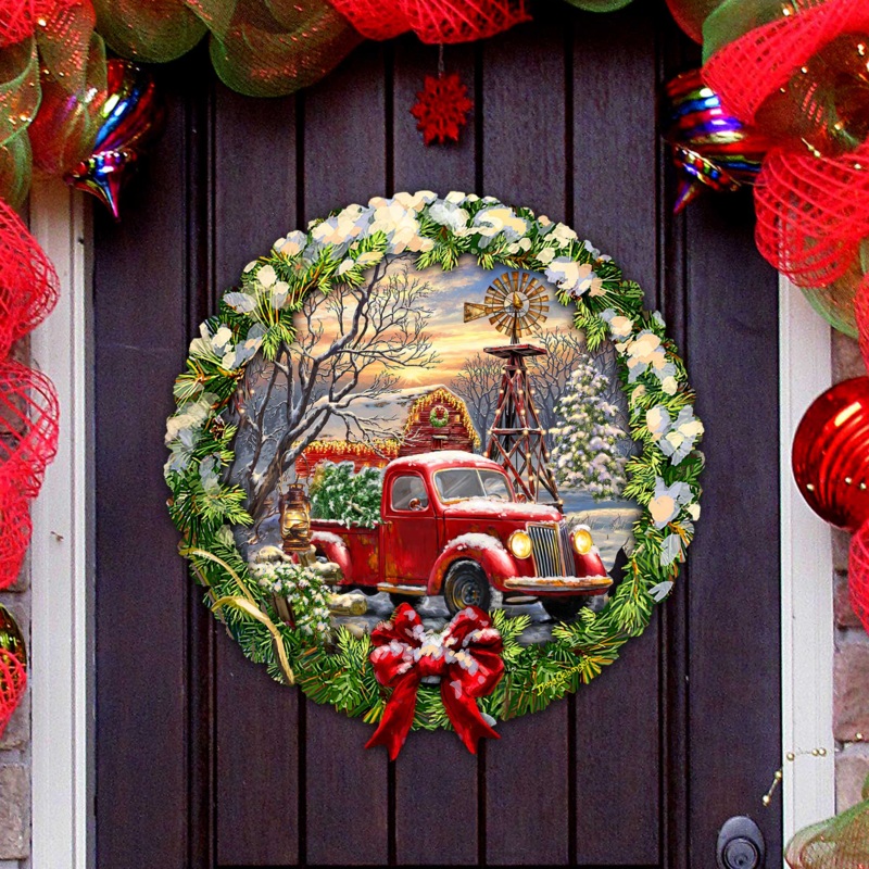 Christmas Wonderland Holiday Door Decor by D. Gelsinger – Christmas Decor – 8652811H-DG