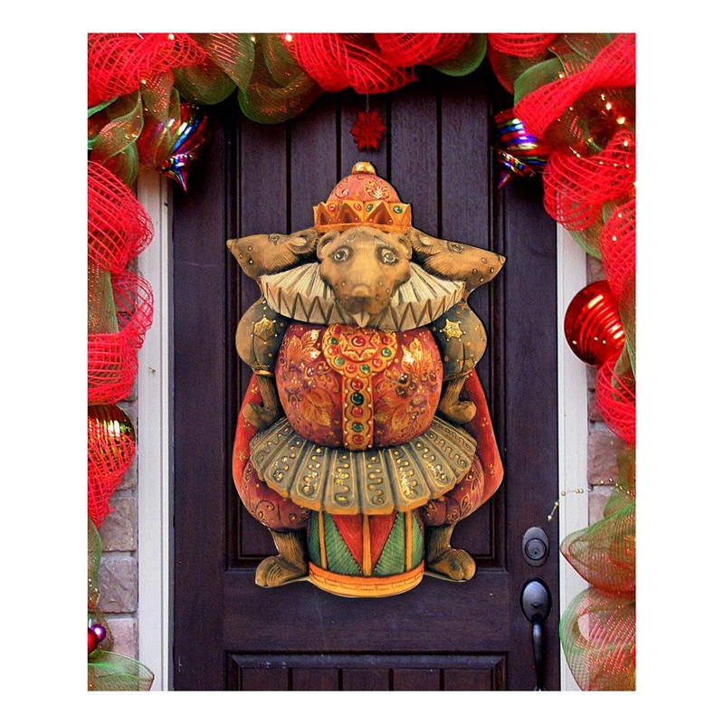 Jester Holiday Door Decor by G. DeBrekht – Thanksgiving Halloween Decor – 8153310H