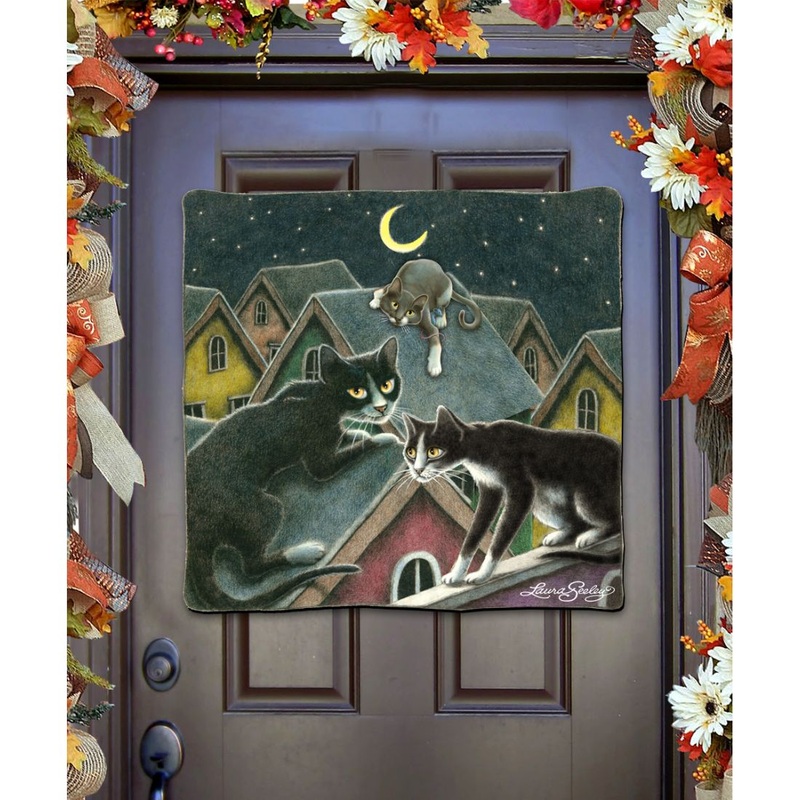 Night Shift Halloween Door Decor by Laura Seeley – Thanksgiving Halloween Decor – 8512055H