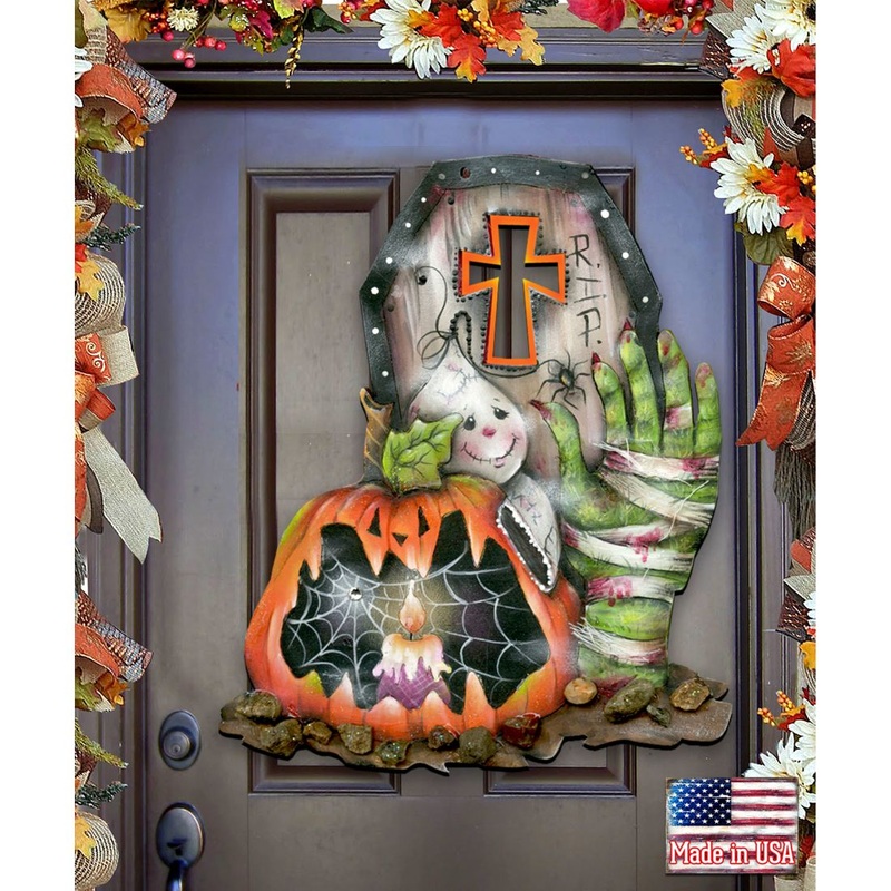 Scary Harry Halloween Door Decor by Jamie Mills-Price – Thanksgiving Halloween Decor – 8457405H