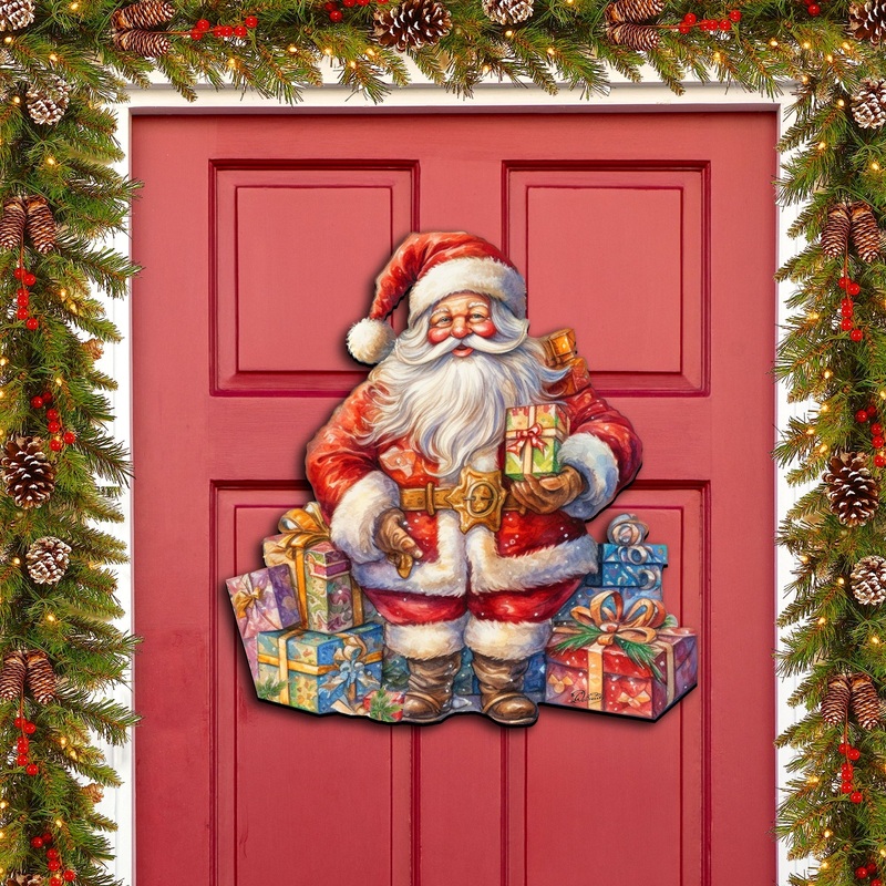 The Joy of Giving Holiday Door Decor by G. Debrekht – Christmas Decor – 8611081H
