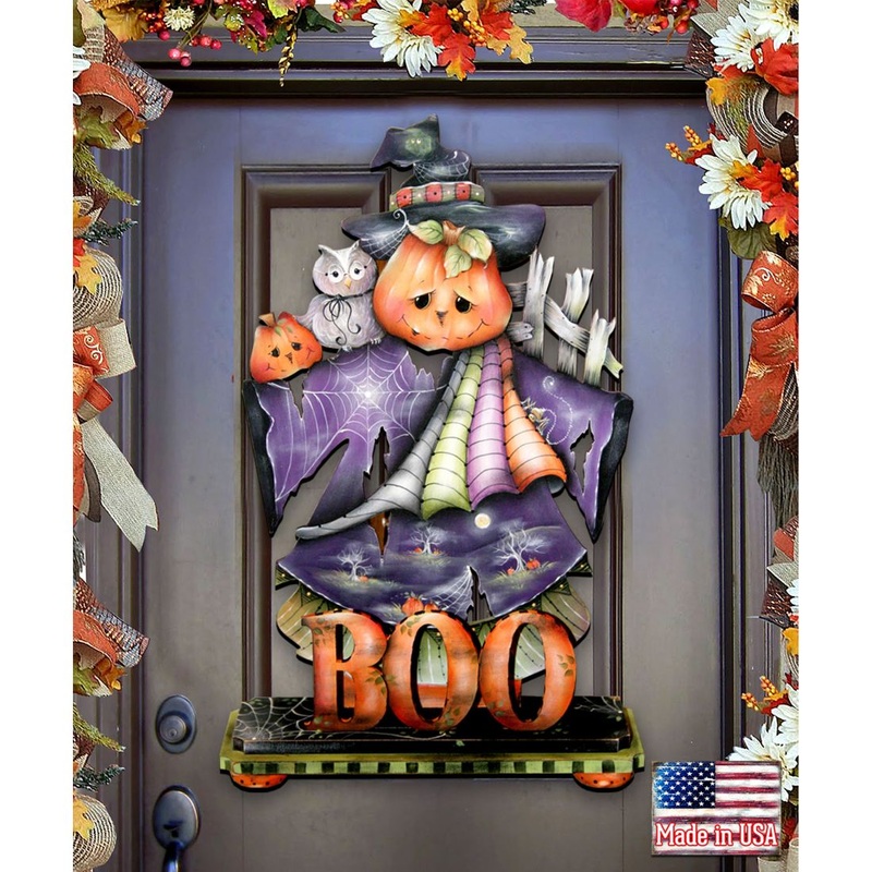 This Boos for You Halloween Door Decor by Jamie Mills-Price – Thanksgiving Halloween Decor – 8457407H