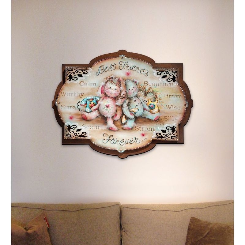 Best Friends Forever Easter Door Decor by Jamie Mills-Price – Easter Spring Decor – 8457606H