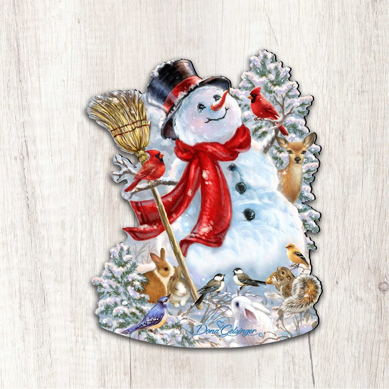 Frosty Forest Friends Wall Art by D. Gelsinger – Designocracy – 8461023M-1624