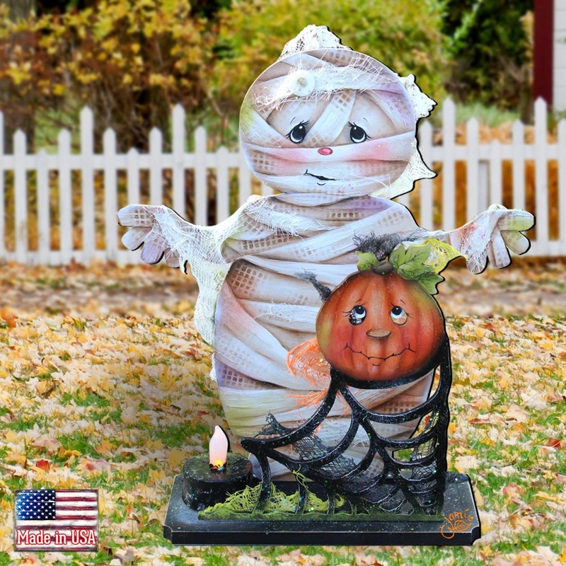 Some Mummy Loves You Halloween Outdoor Decor by Jamie Mills-Price – Thanksgiving Halloween Decor – 8457406F