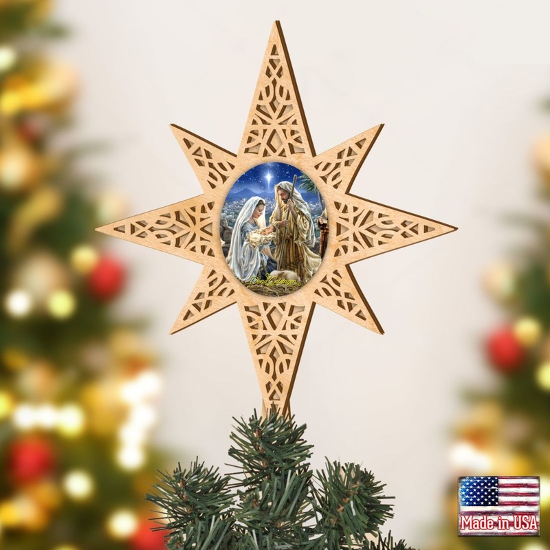 Glory To God Tree Topper by D. Gelsinger – Christmas Decor – 89483-DG