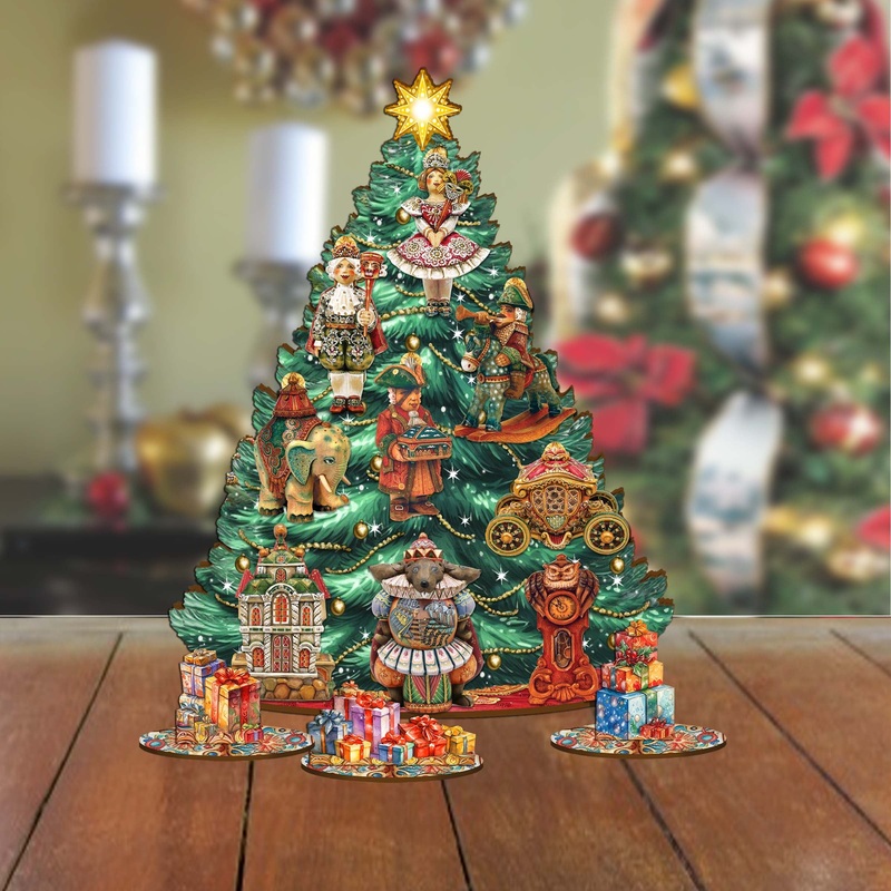 Nutcracker Masquerade Christmas Tree Set by  Christmas Decor – 8091519
