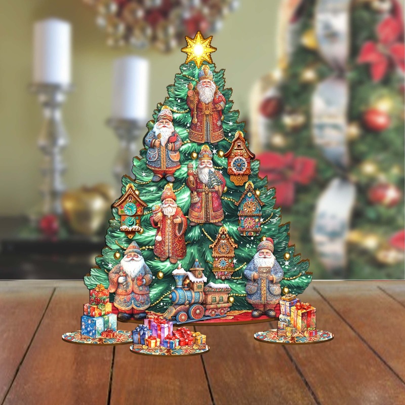 Santa Christmas Arrival Christmas Tree Set by  Christmas Decor – 8091517