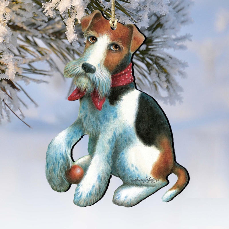 Beach Ball by The Bay Wooden Ornaments by Laura Seeley – Pets Dog and Cats Decor – 8511023-LS