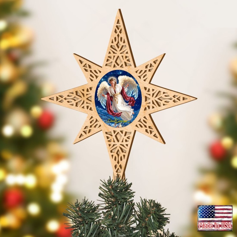 Angel Of Peace Tree Topper by D. Gelsinger – Christmas Decor – 89484-DG