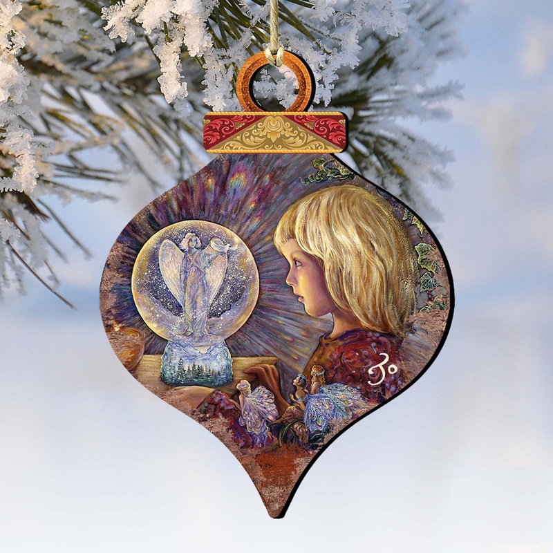 Fairy Wooden Ornaments by Josephine Wall – Christmas Decor – 845619-JW