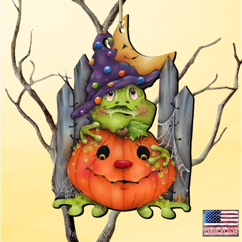 Jeepers Creepers Wooden Ornaments Halloween by Jamie Mills-Price – Thanksgiving Halloween Decor – 8457403