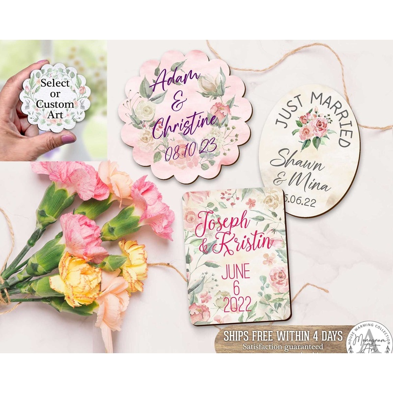 Bridal shower Favors Custom Magnets Custom Kids photo magnets Engagement Save the Date