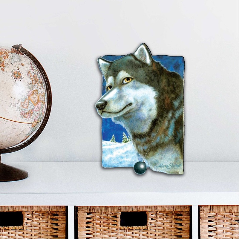 Snow Tracks Holiday Outdoor Decor Large Ornament by Laura Seeley – Pets Dog and Cats Decor – 8511014M