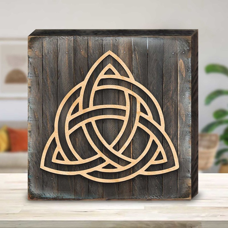 Spiral Symbol Celtic Art Wooden Wall Art by Celtic Art – Celtic Decor – 953168B