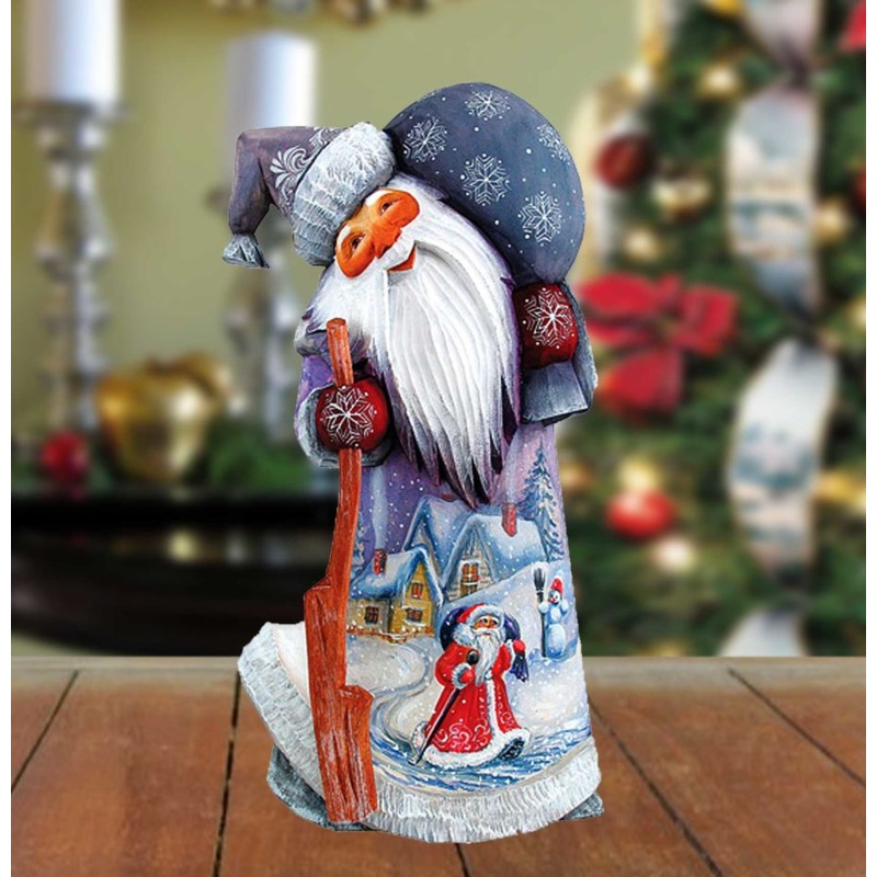 Along the Way Hand-Painted WOODCARVED Masterpiece by G. DeBrekht – Christmas Decor – 8214472 *** PRE-ORDER – Handmade Just for You! ***